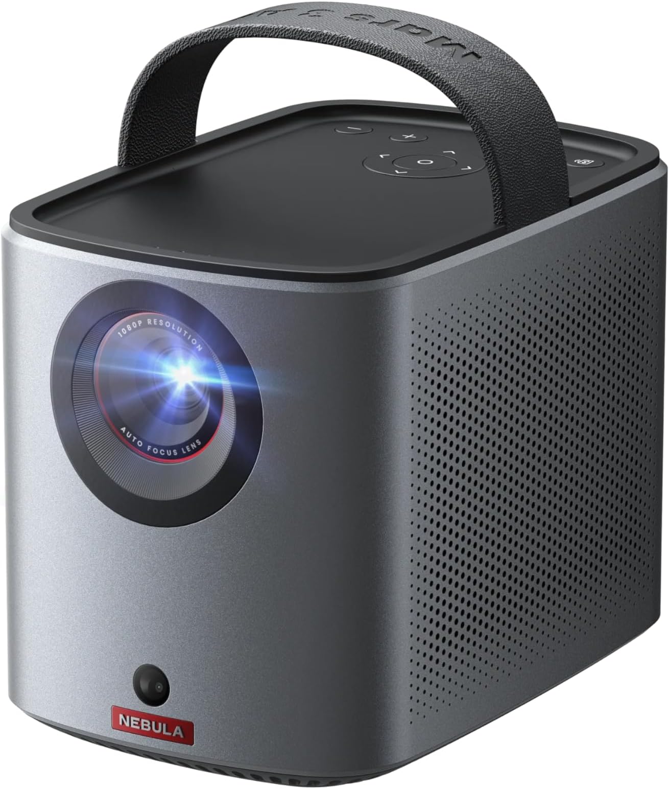 NEBULA Mars 3 Air GTV Projector - Netflix Officially Licensed, 400 ANSI-Lumen Brightness, Native 1080P, Dolby Digital Sound,150-Inch Picture, Built-In Battery for 2.5 Hours of Playtime Anywhere.