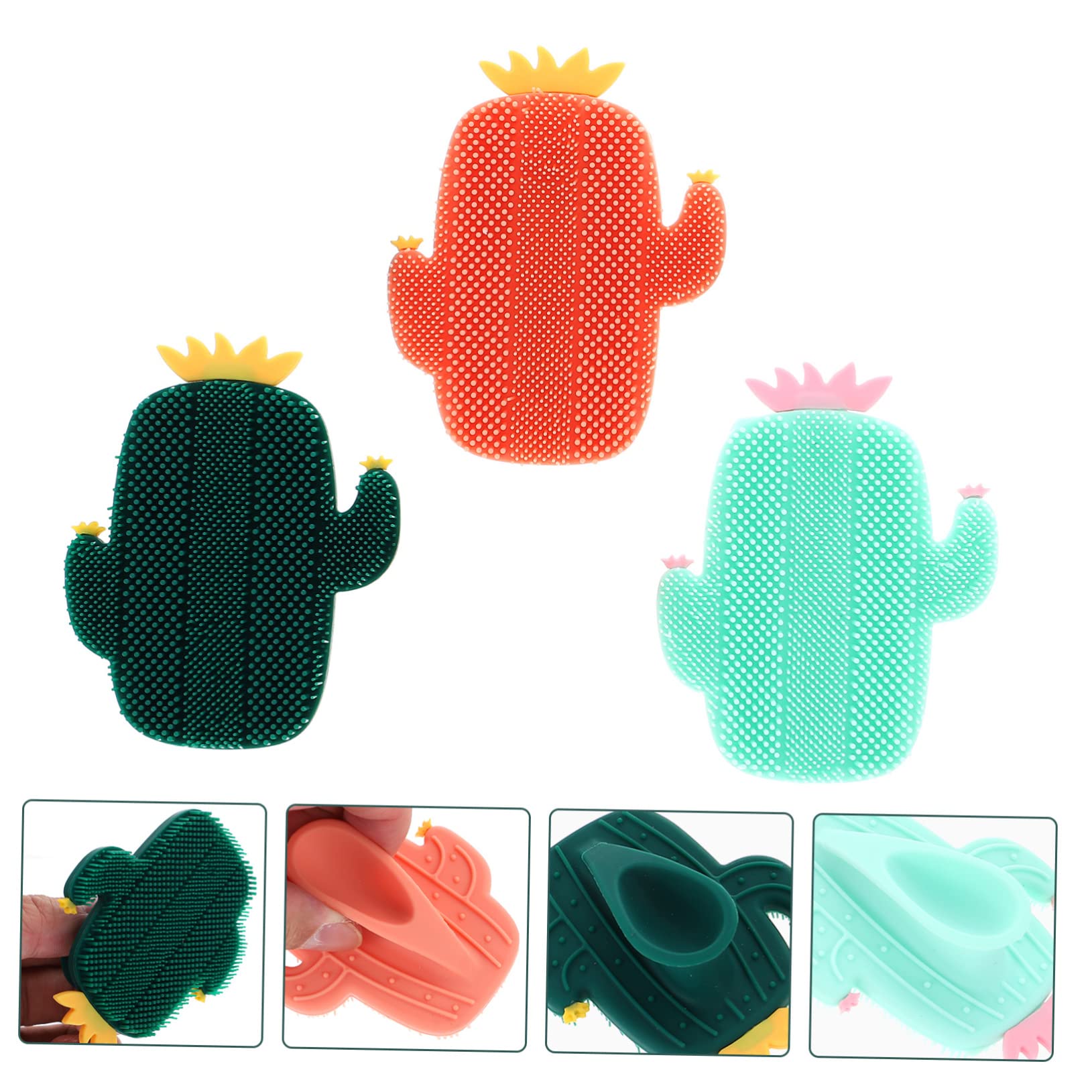 FRCOLOR 9pièces Brosse Nettoyante Silicone Pour Visage Brosse Exfoliante Silicone De Nettoyage Pratique Pour Peau Douce Et Éclatante