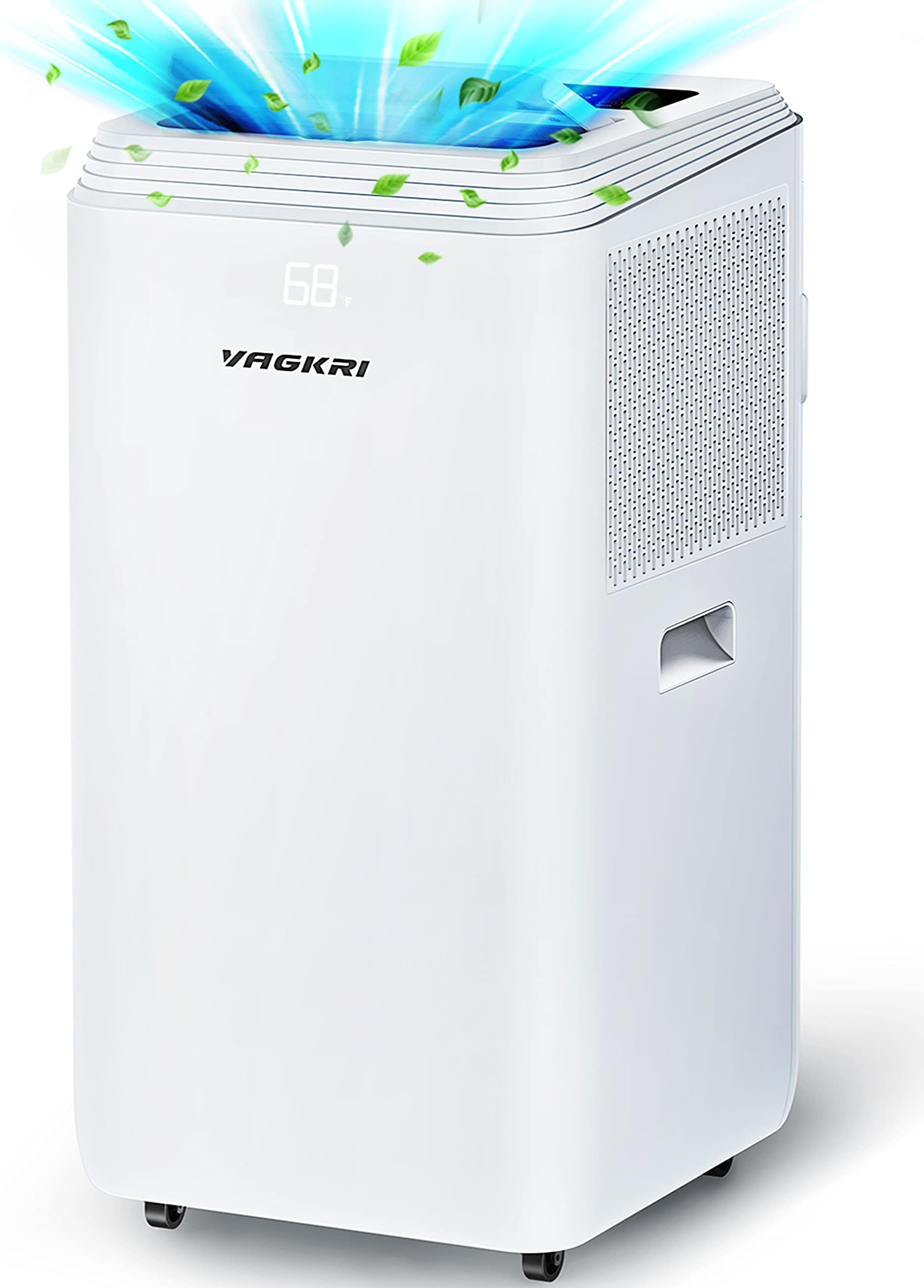 VAGKRI Portable Air Conditioners 12000 BTU, 3-in-1 AC Unit with Fan & Dehumidifier Cools up to 400 sq. ft, Portable AC with ECO Mode, 3 Fan Speeds, Auto Swing, 24H On/Off Timer, Remote Control