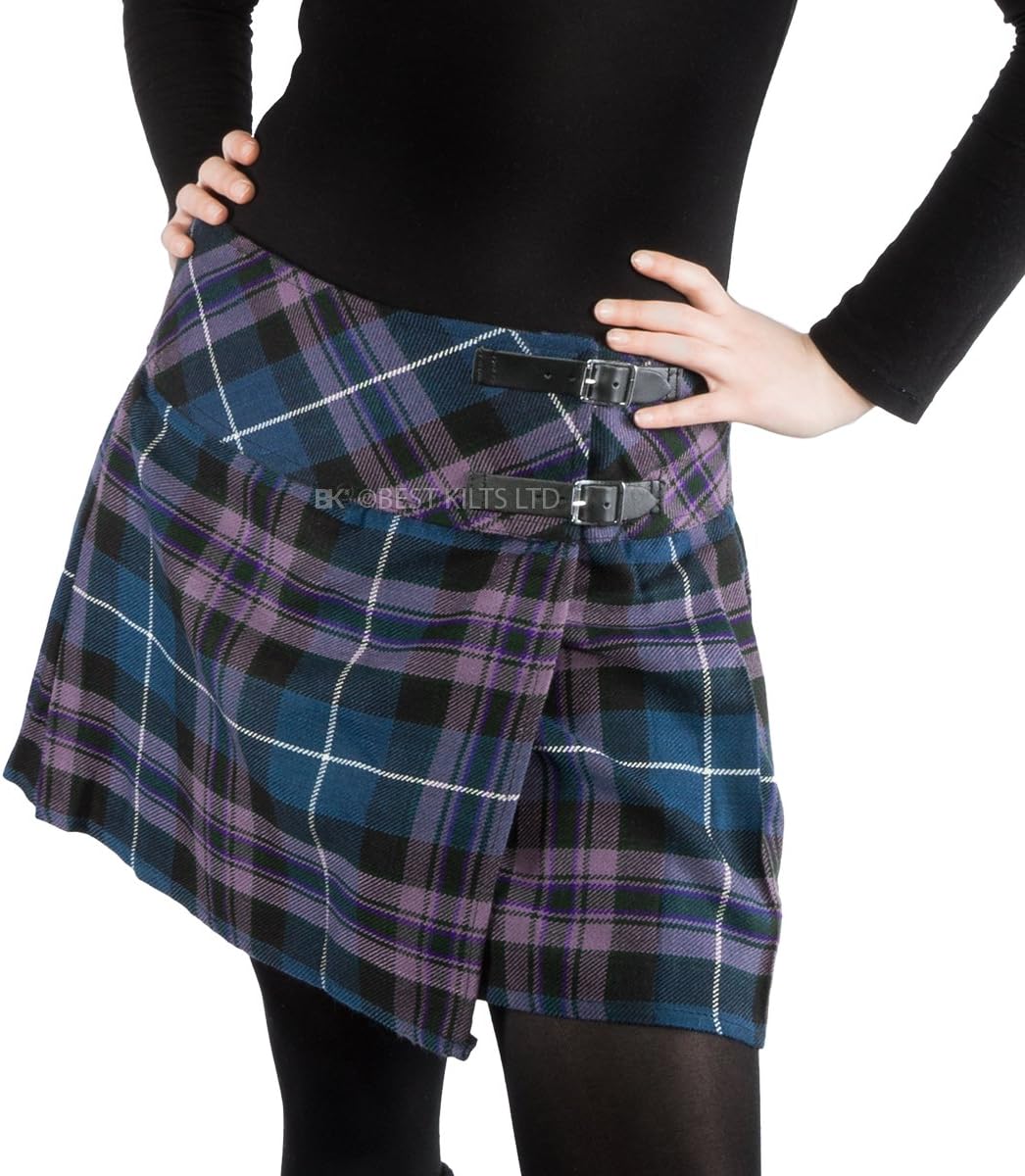 Best Value Ladies Mini Kilt Tartan Pride of Scotland (36") Purple
