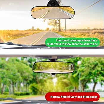 Westspark Car Rear View Mirror For Driving, Universal Driving Instructor Middle Mirror With Suction Cup For Driving Test Lesson (Glue Injection) - Online Marketplace