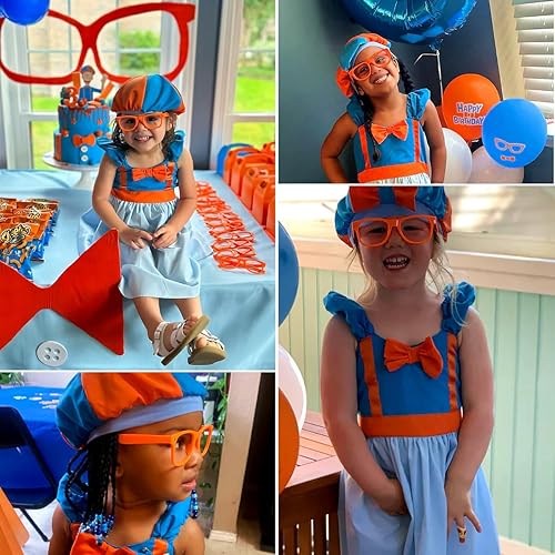 Miniatura 4 de Eyegla Montura para niños, sin lentes de fiesta, suministros de gafas de sol de neón, gafas de sol de disfraces, gafas de sol para niños y niñas