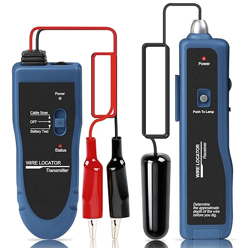 KOLSOL Localizador de cables subterráneos probador de cables F02 Pro con batería recargable de 1100 mAh para localizar cables y cables de control disponible en Yaxa Colombia