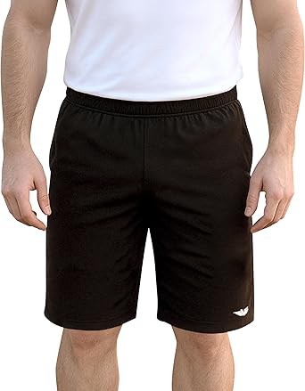 Dagugfen Athletic Shorts For Men Drawstring Elastic Wasited Casual Shorts With Pockets Moisture Wicking