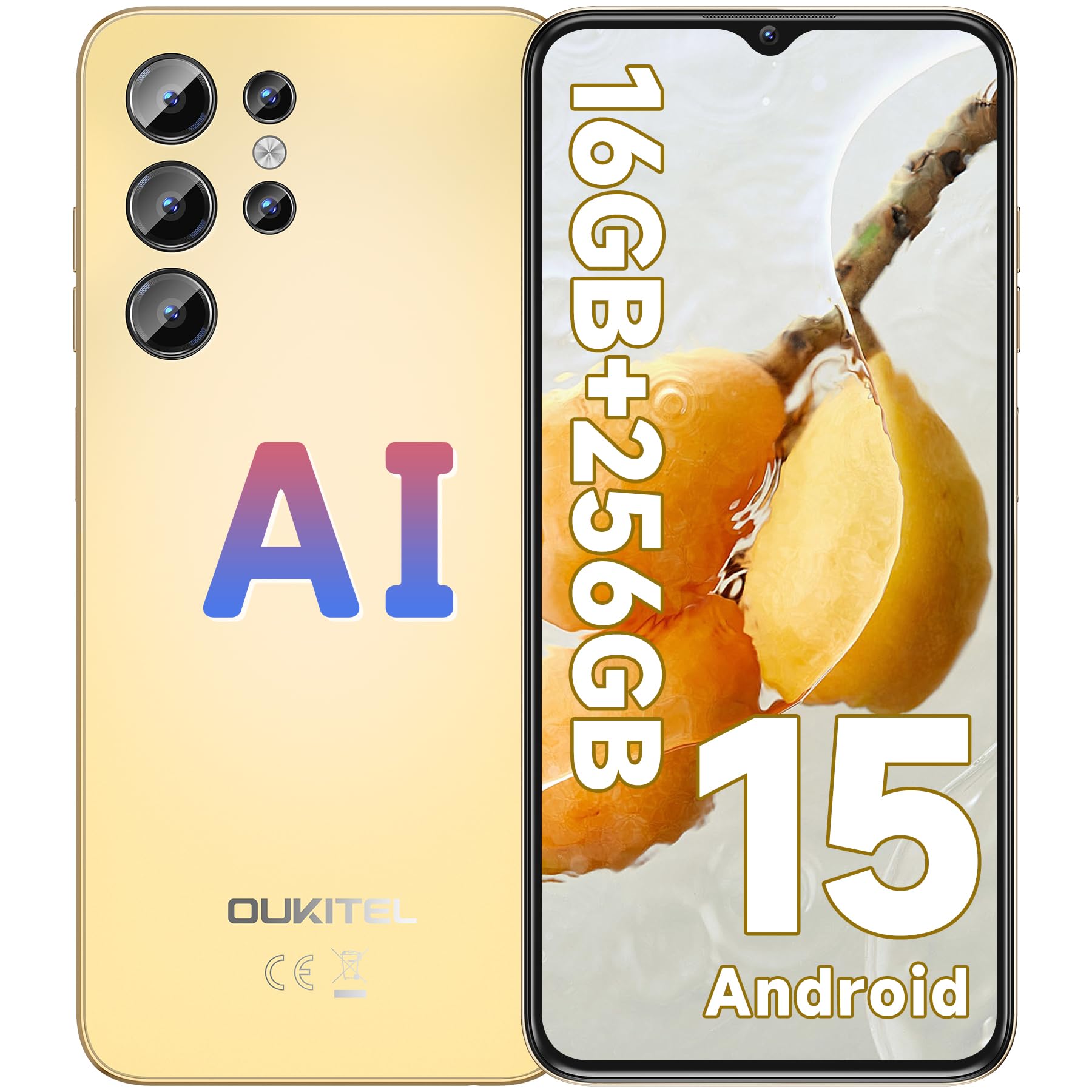 Amazon | 【Android 15】 OUKITEL C1 Pro SIMフリー スマートフォン