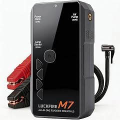 M7 SmartIgnition Jump Starter with Air Compressor T V Certified 12V Car Battery Booster Pack Portable Tire Inflator
