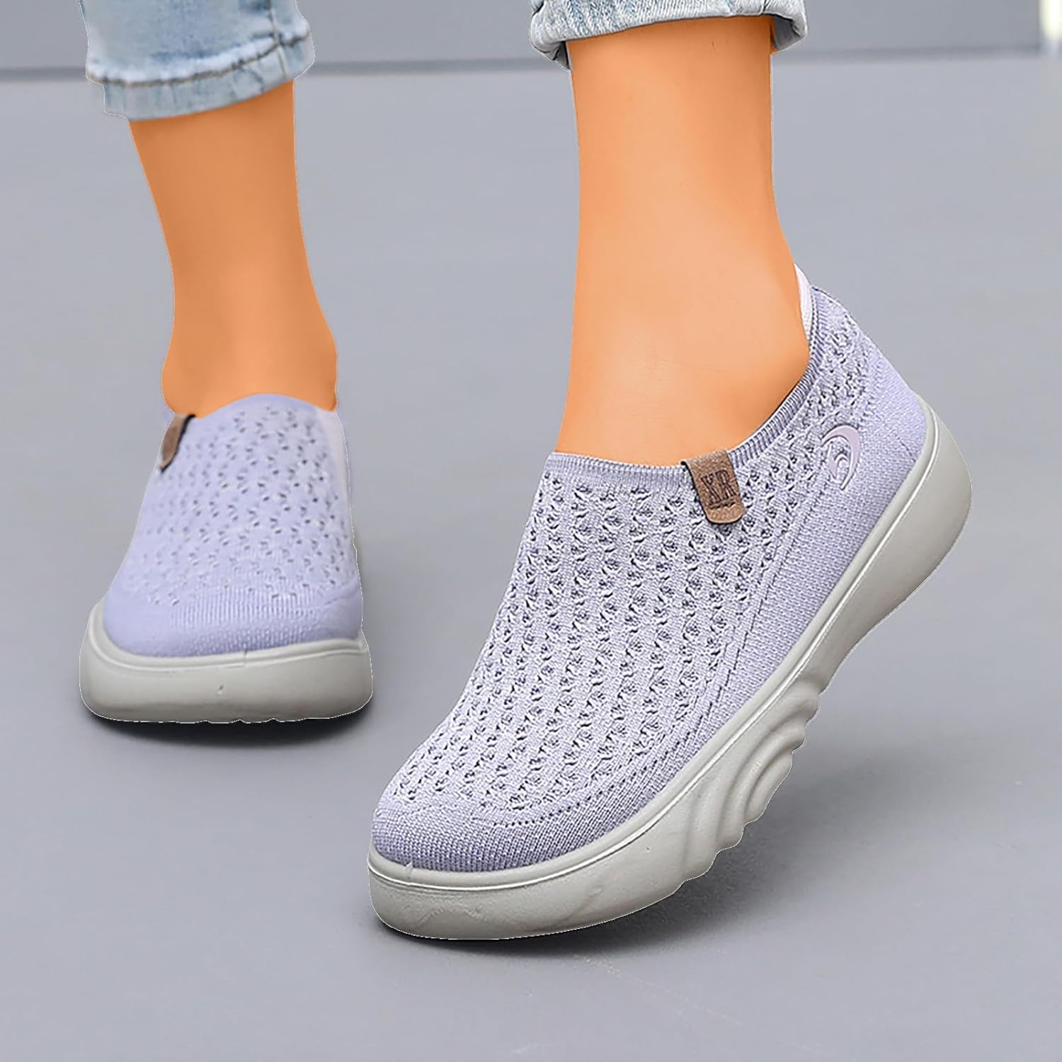 IWIHMIV Womens Running Shoes Soft Soled Walking Tennis Sneakers Lightweight Breathable Casual Workout Sports Shoes