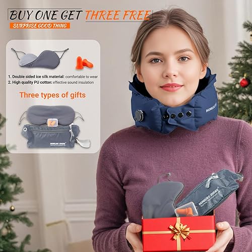 Miniatura 3 de Almohada de cuello de viaje profesional Almohada de viaje para el cuello Almohada de viaje Almohada de cabeza voladora Accesorios de avión portátil