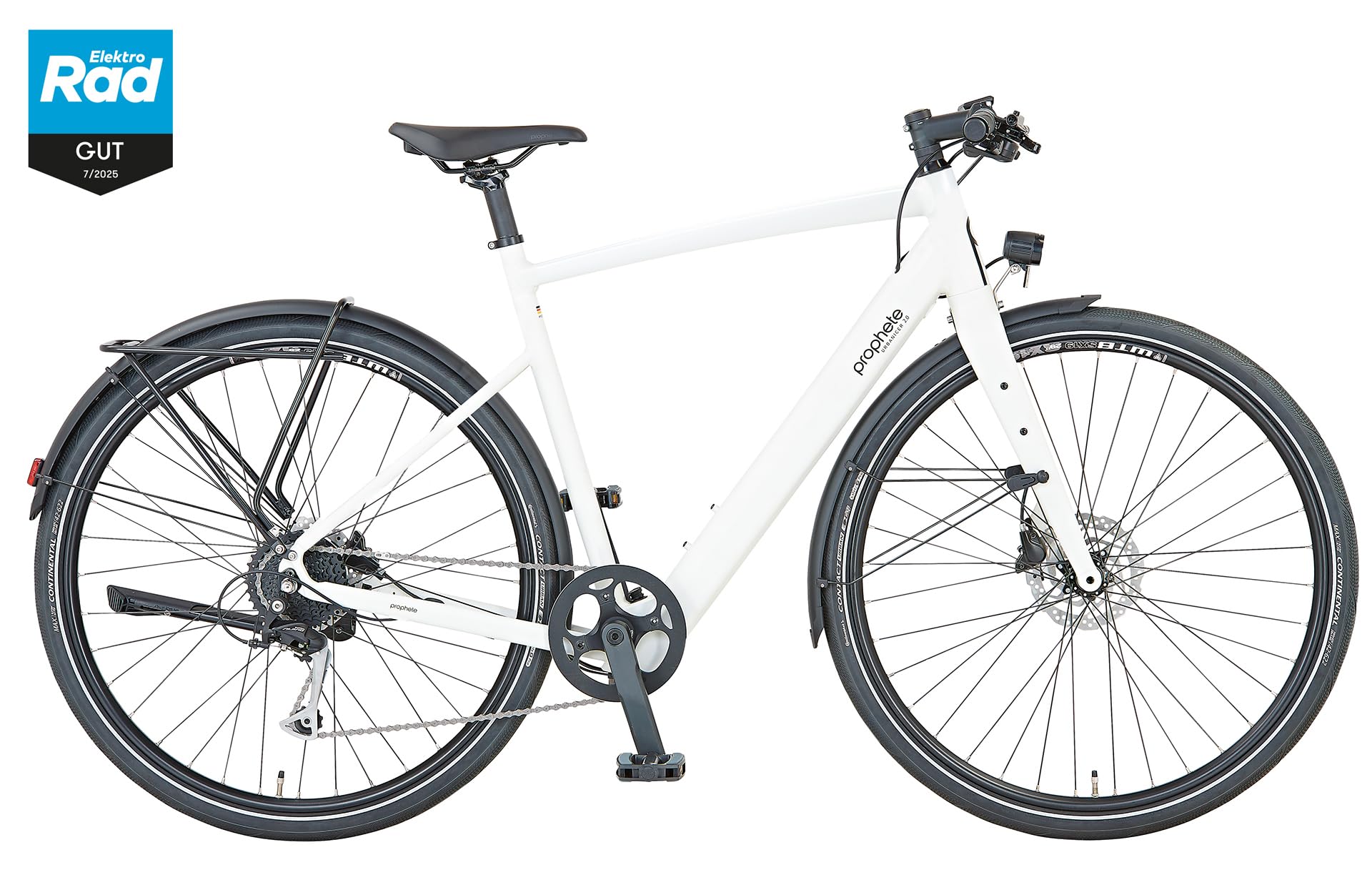 Prophete Urbanicer 2.0 Urban E-Bike 28 Zoll - 360 Wh - Integrierter Akku - Heckmotor - 9-Gang Kettenschaltung - HDY. Scheibenbremse