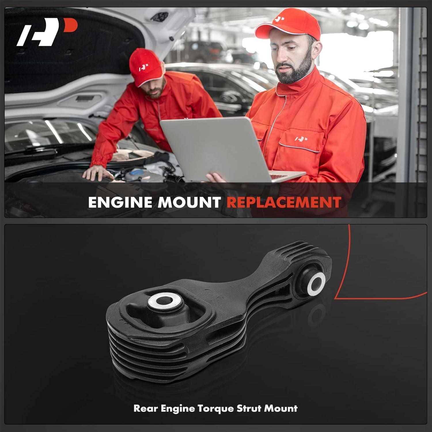 A-Premium Rear Torque Strut Mount Compatible with Honda Fit 2015 2016 2017 2018 2019 2020, Automatic CVT Transmission