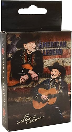 Productos del Medio Sur - Willie Nelson Juego de cartas, leyenda americana