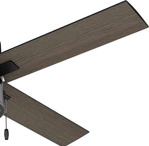 Miniatura 17 de Hunter Fan Company 54214 Beck - Ventilador de techo, 52, acabado de níquel cepillado Acabado cepillo níquel (Brushed Nickel Finish),Acabados