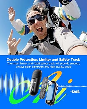 BOYA Magic Wireless Lavalier Microphone for Camera, iPhone 15/16, Android (No Stand) Clip-on, Handheld, Desktop, On-Camera 4-Shape Mini Microphone for Vlogging, Streaming, TikTok, YouTube (2TX+1RX)