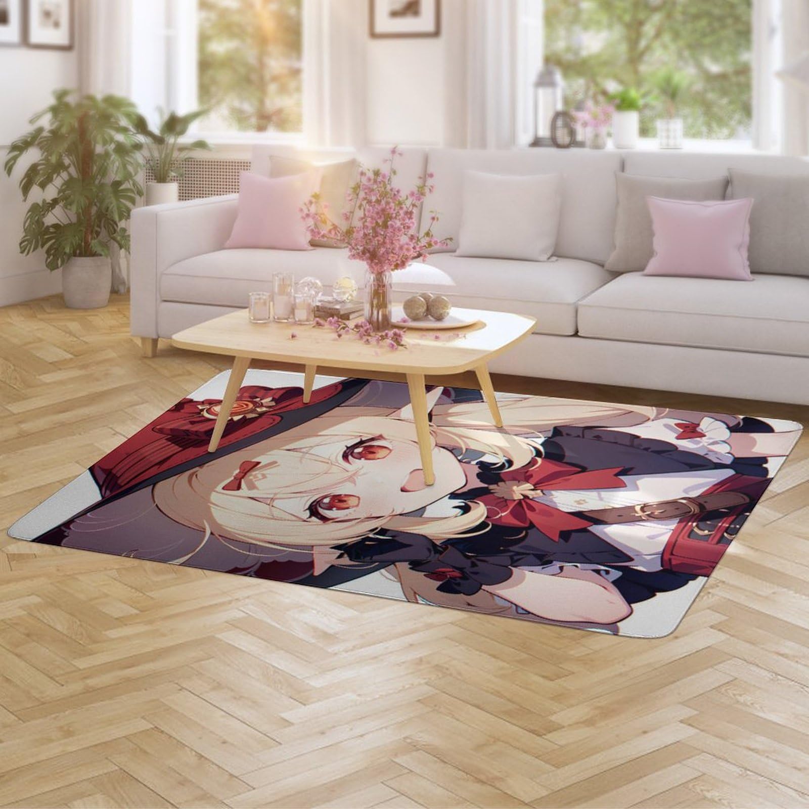 Amazon | カーペット原神-魔女装クレー ラグ ラグマット 滑り