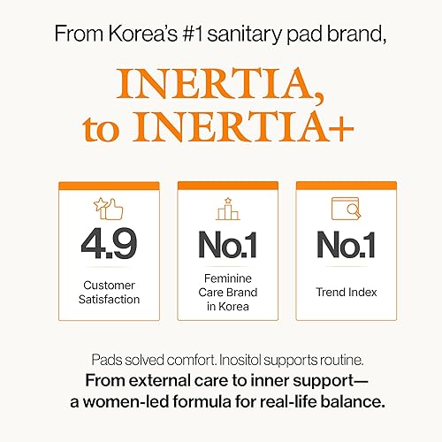 Miniatura 8 de INERTIA+ The Care Up-sorption INNERSITOL Inositol líquido  401 mio & D-Chiro con folato  Suplemento de inositol para mujeres  14 barras