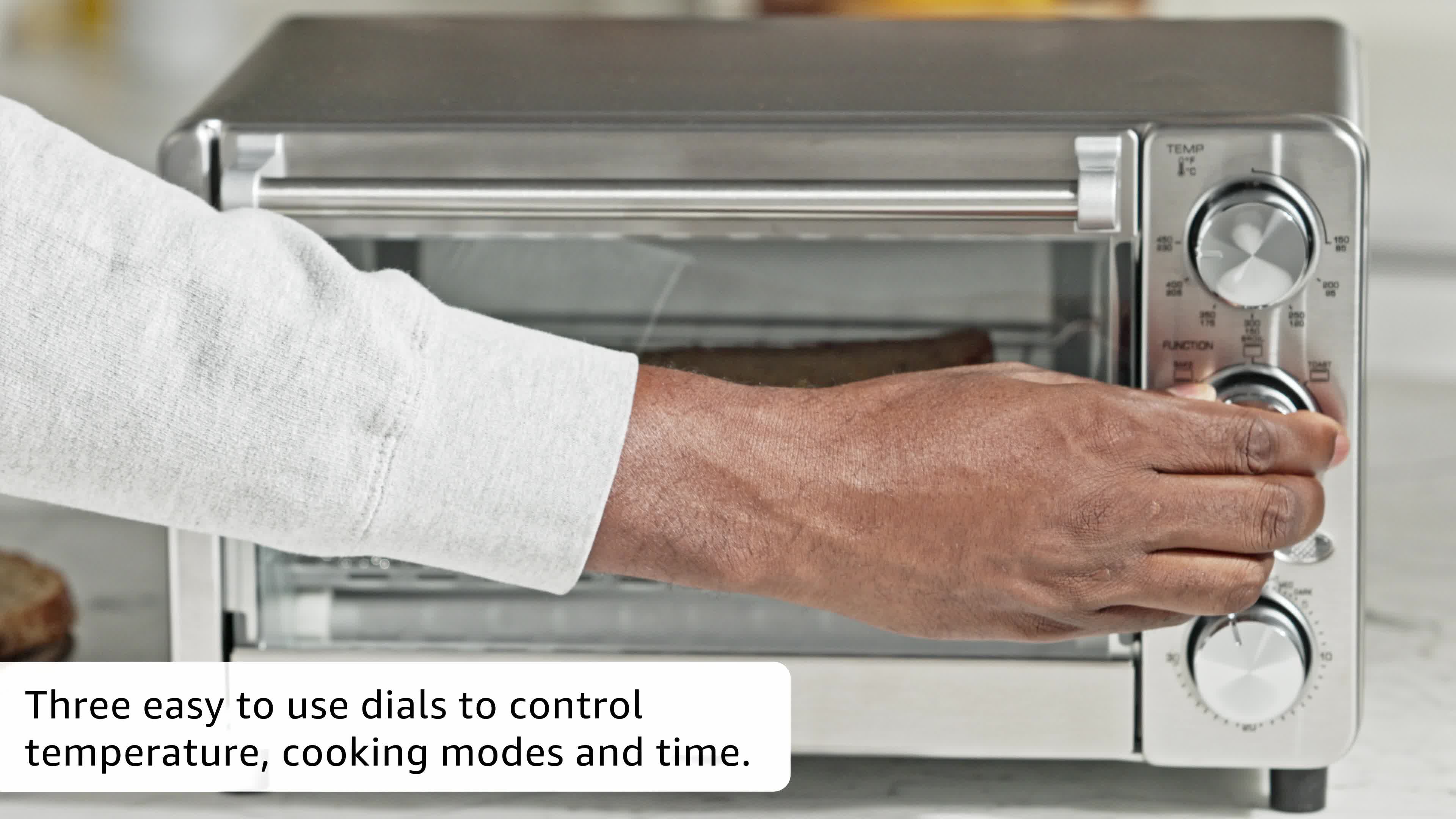 【特別セール品】 COMFEE' Toaster Oven, 4 Slice, 12L, Multifunction Stainless