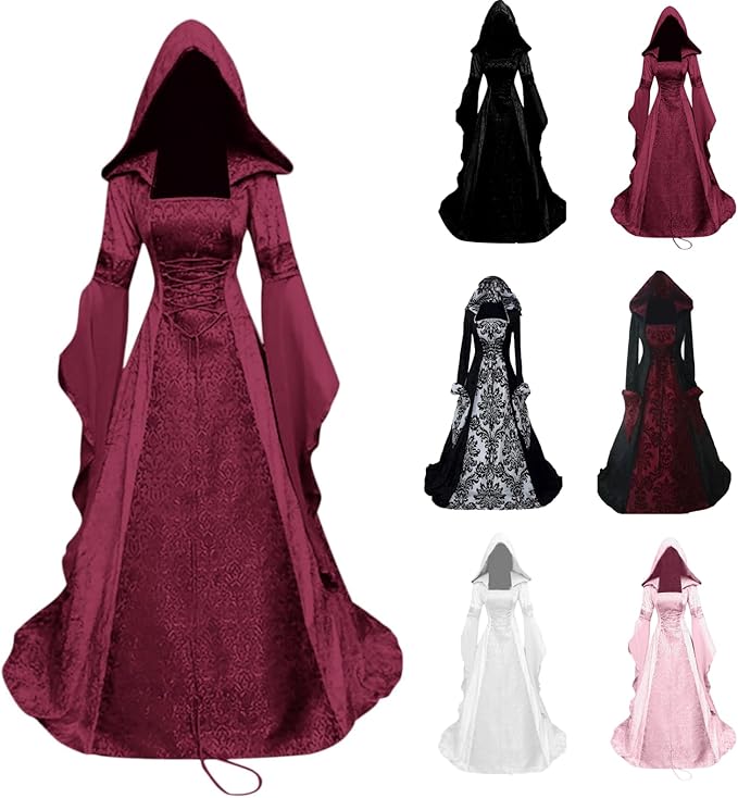 Chaies Queue Pie Victorienne Pour Hommes, Robe Vampire Gothique
