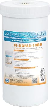 APEC Water Systems FI-KDF85-10BB الولايات المتحدة الأمريكية فلتر المياه البديلة للحد من الحديد والهيدروجين ، 4.5 "x10"