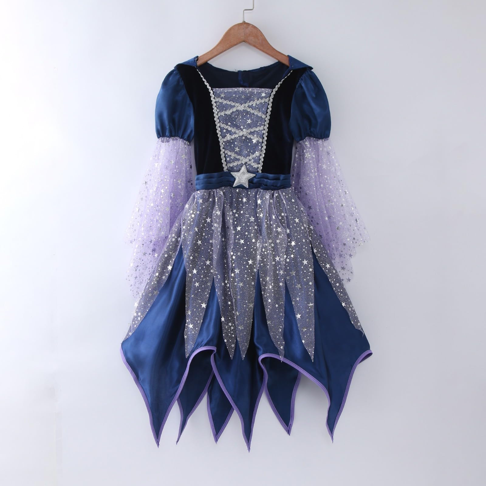 Hexe Kinderkostüm Lila Halloween Kostüme Für Mädchen Kostüme Für Kinder Hexen Zauberer PartyzubehöR Set Kinder Langarm Hexen Kleid Party Karnevalskostüme Black Witch