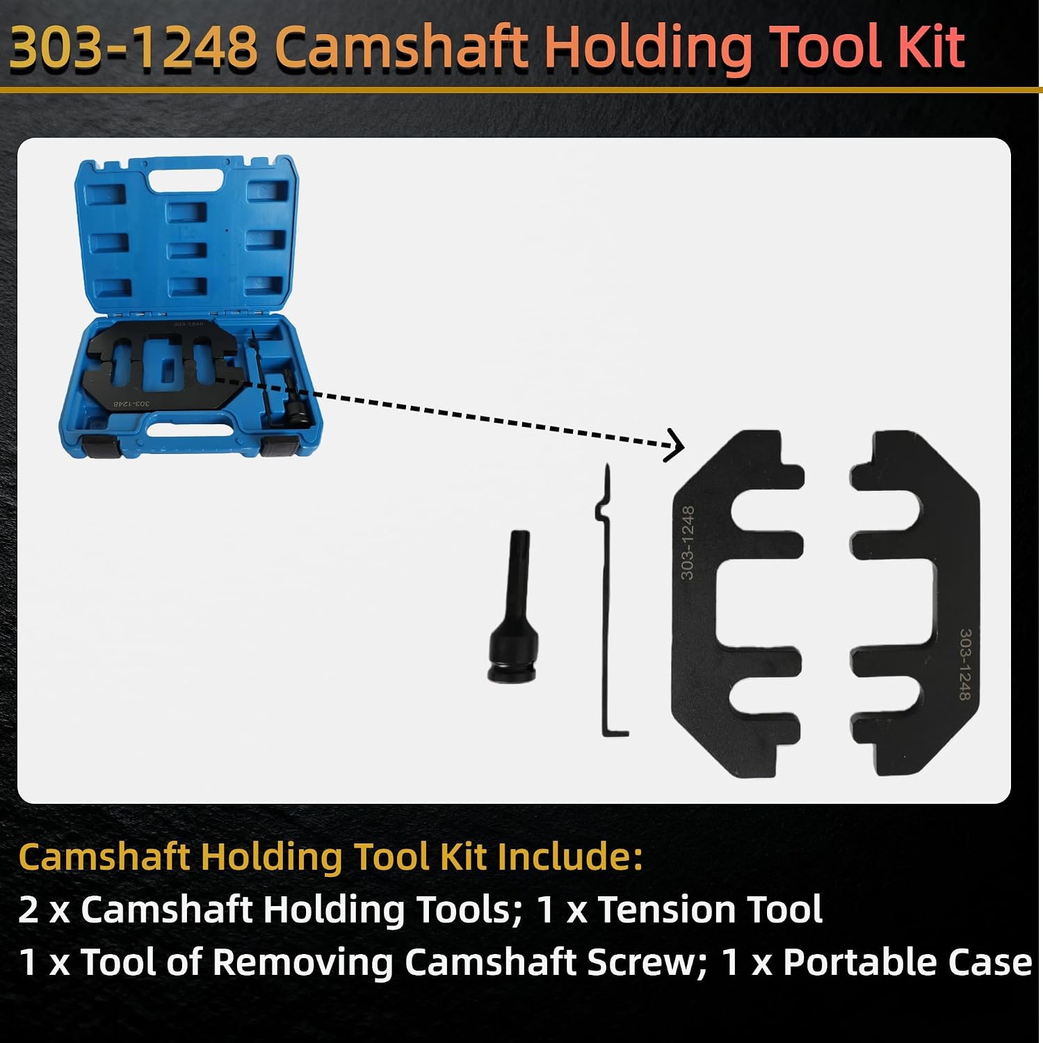 AT4E6268BE Timing Chain Kit w/Water Pump & Camshaft Holding Tool Kit Fits for Ford Edge Explorer Taurus Police Flex Lincoln MKS/MKZ/MKX 3.5L 3.7 L 2011-2019 V6 AW6348 9-5689 303-1248