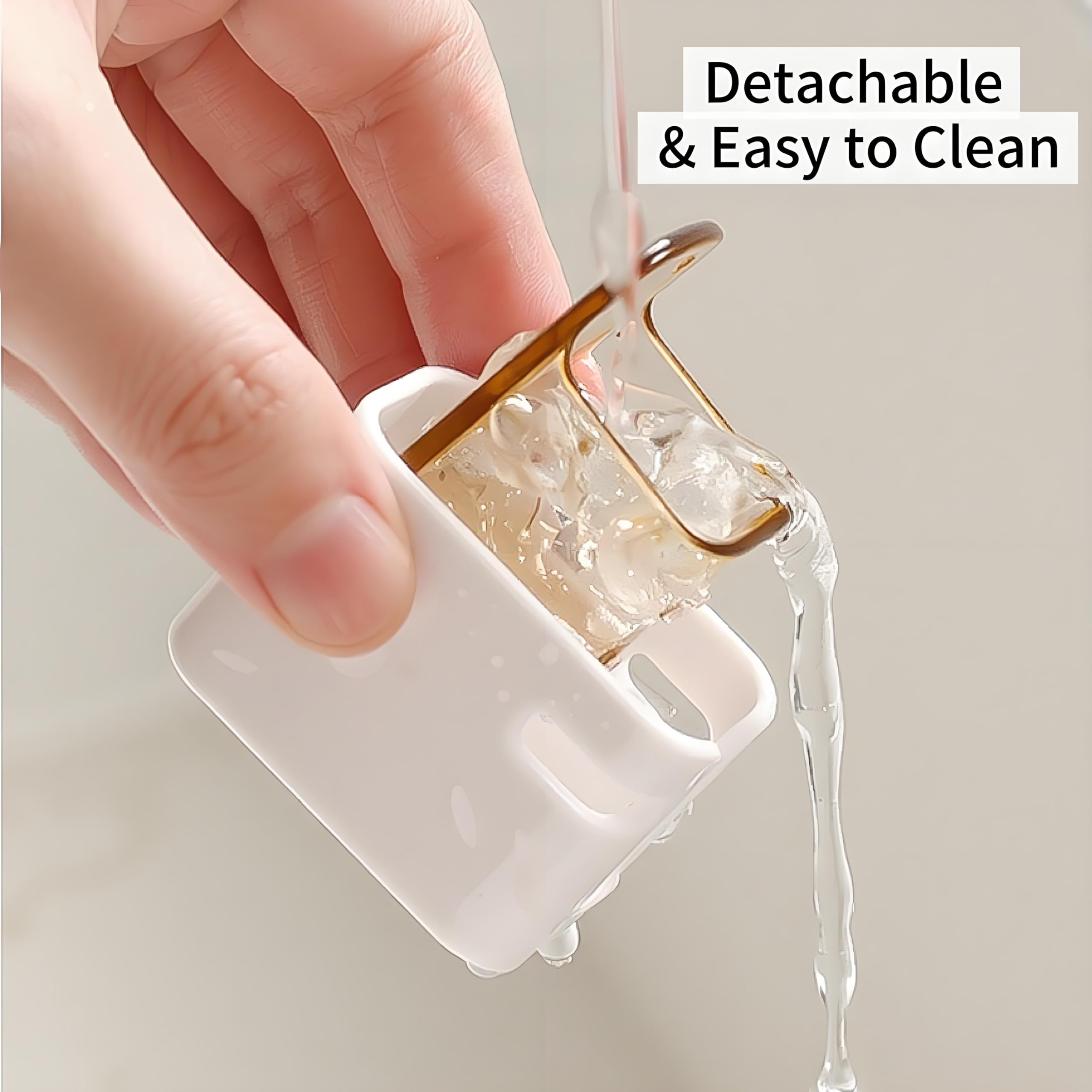 MOPMS Zahnbürstenhalter Zur Wandmontage – 2 Stück Mit Abdeckung, Wasserdicht, Ohne Bohren