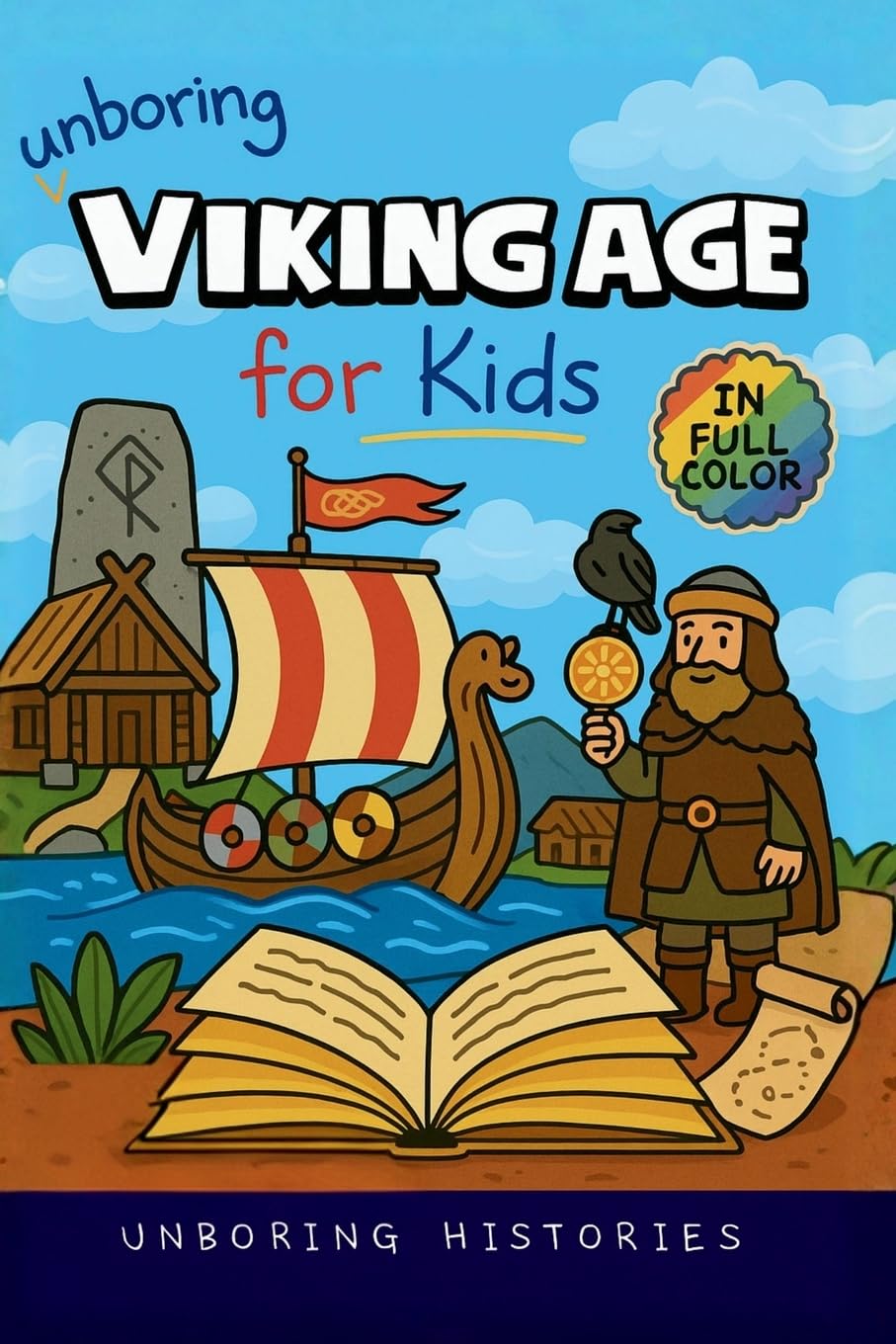 Unboring Viking Age for Kids: Funny, Interesting, Concise Guide to Longships, Shieldmaidens and Runes You Won't Believe Are True: 3 (A Visual Learning Guide to European History for Kids)
