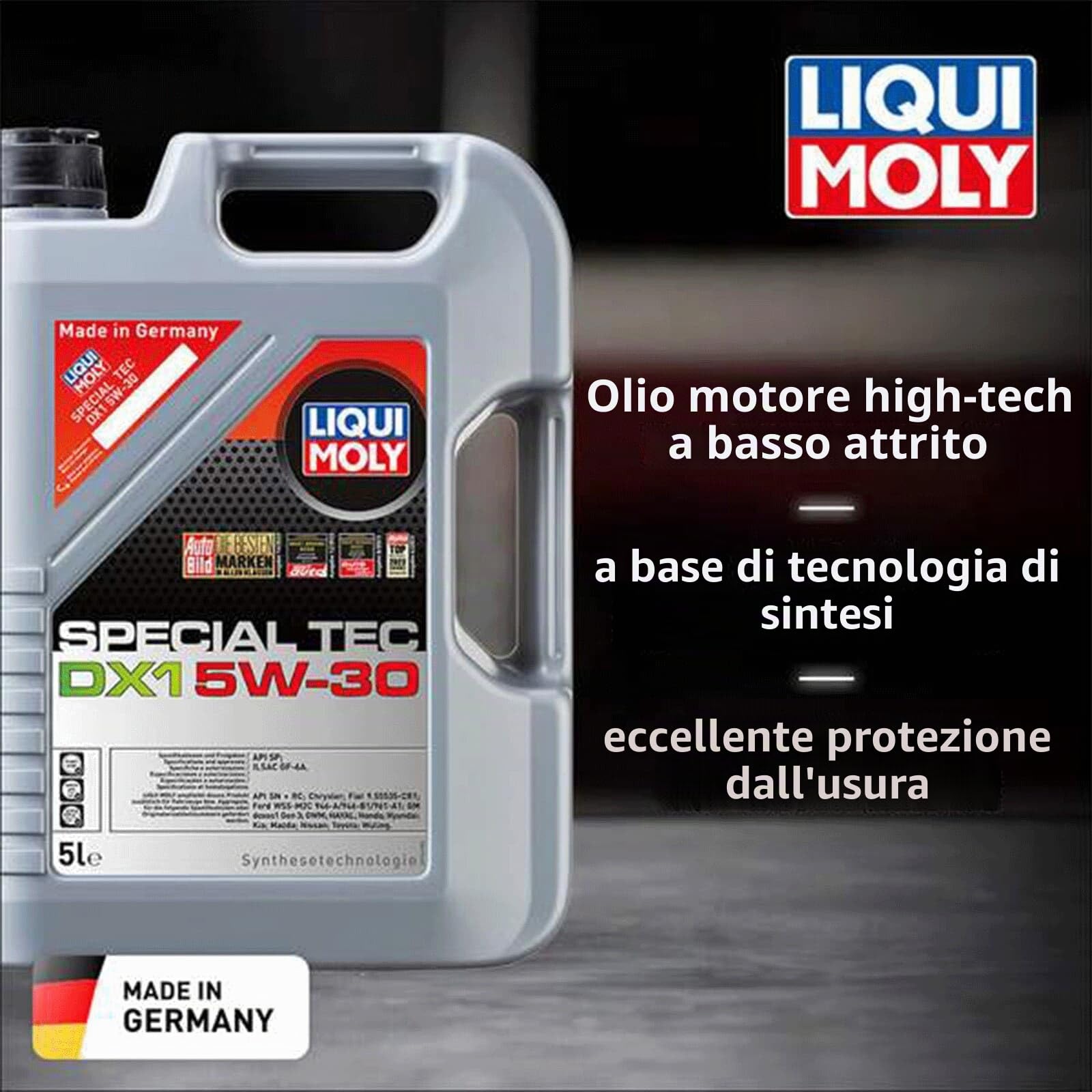 LIQUI MOLY Olio motore Special Tec 5W-30 olio 5 L Compatibilità con RENAULT Twingo 1 C06, NISSAN Qashqai/Qashqai +2 I J10, NJ10, OPEL Corsa D Hatchback S07 Mokka/Mokka X J13