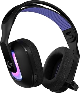 Logitech G502 Lightspeed Wireless Gaming Headset with RGB Lighting and 60-Hour Battery