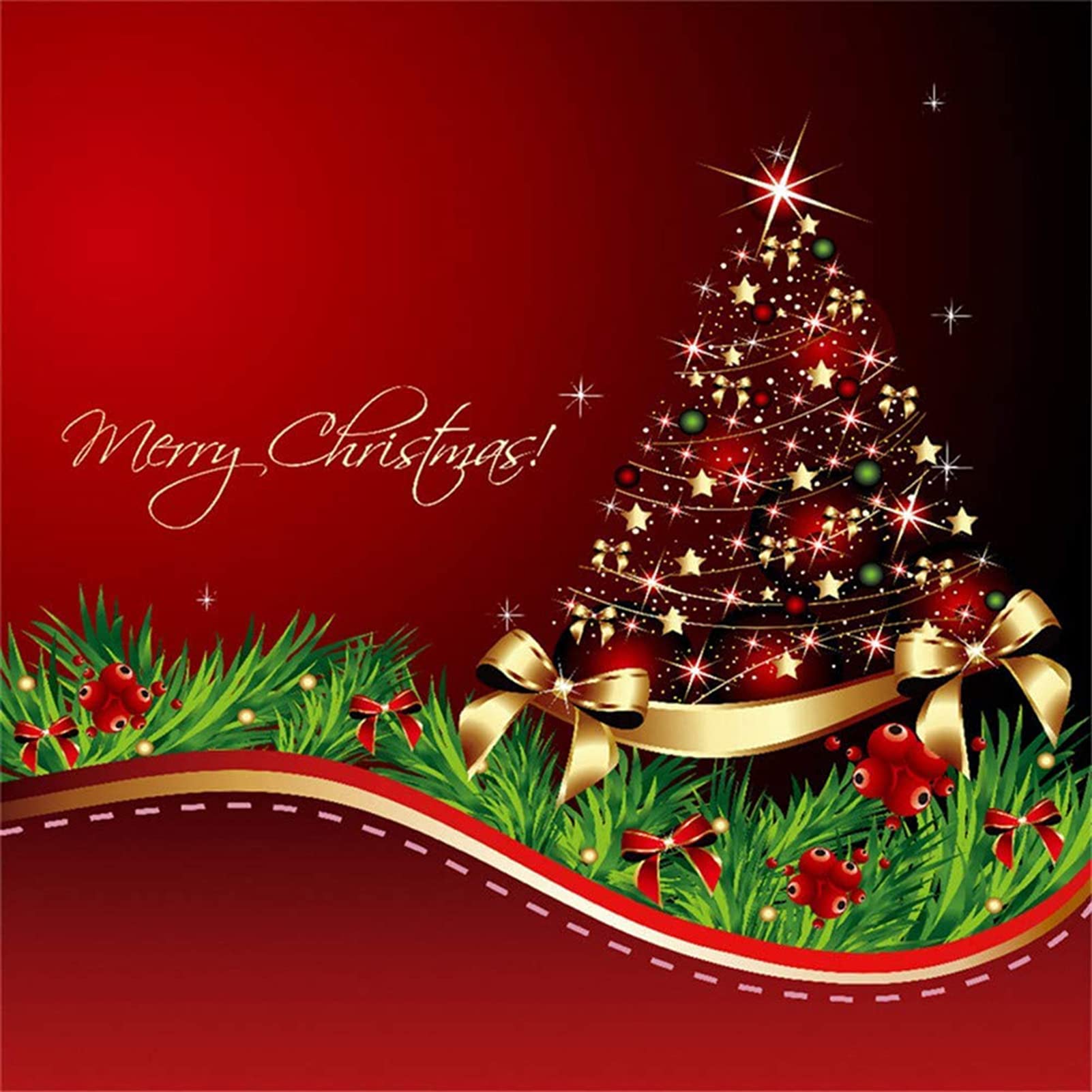 Adesivi Natalizi 3D Per Scale 6 Pezzi - Decalcomanie Impermeabili PVC 100x18 Cm - Decorazione Natale