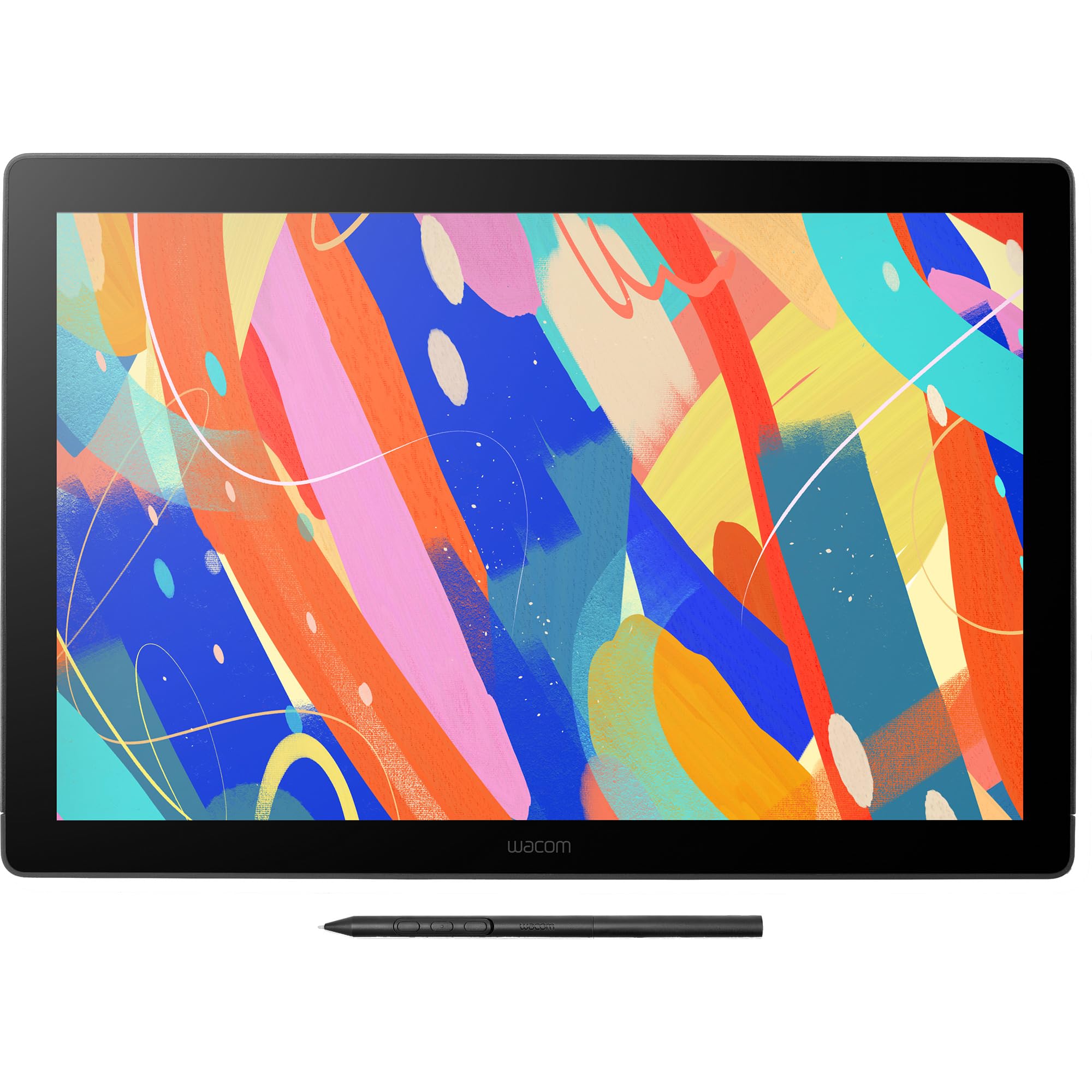 Wacom Cintiq 16 (2025 Edition) - Compact 2.5K Creative Pen Display with Wacom Pro Pen 3, Anti-Glare Glass, Foldable Stand and USB-C