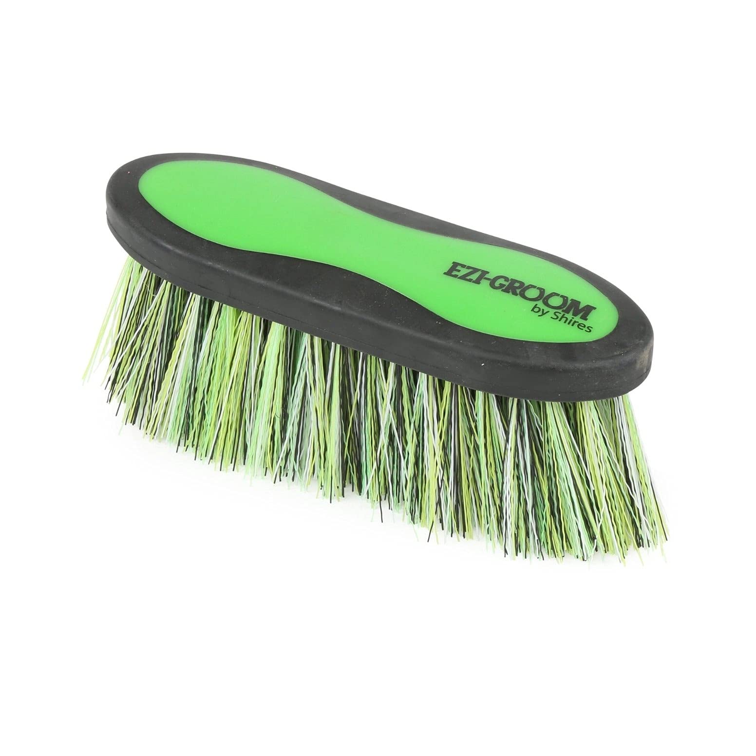 Shires 1490 Ezi-Groom Long Bristle Dandy Brush Lime Green — image 1