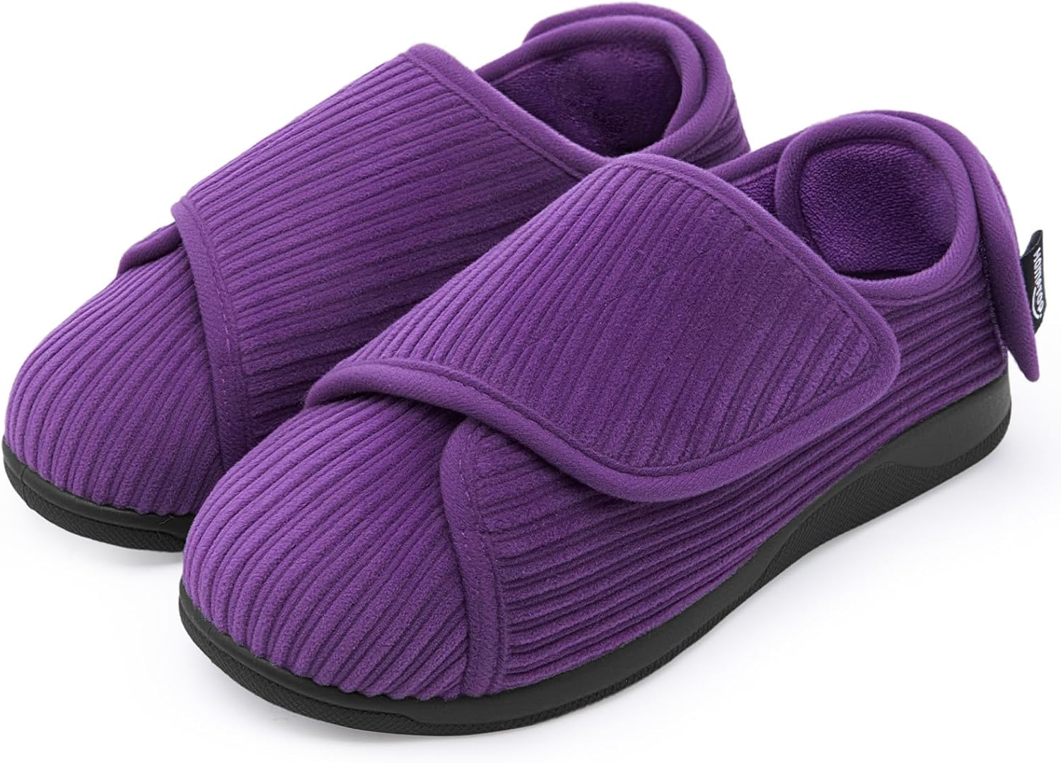 HomeTop Women's Adjustable Comfort Slippers with Memory Foam House Shoes
