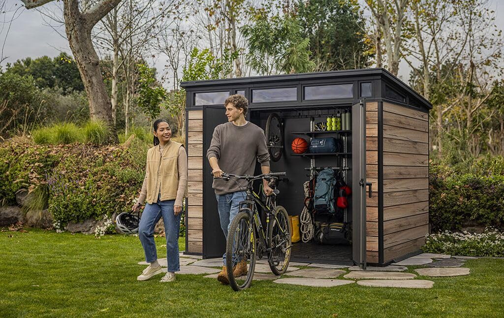 Abri de Jardin Signature 97 - Aspect Bois Douglas - 6m2 - KETER