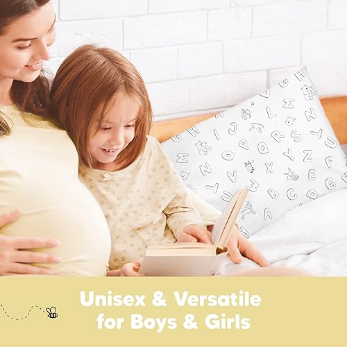 Miniatura 63 de KeaBabies Funda de almohada para niños pequeños de 13 x 18 pulgadas, funda de almohada de algodón orgánico para niños, niñas, funda de algodón suave