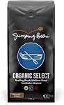 Jumping Bean Mélange de vacances Fairtrade Café au sol aromatisé, ECO2Roast, Café Premium, Fabriqué au Canada, Non-OGM, Mélange de vacances, 340g