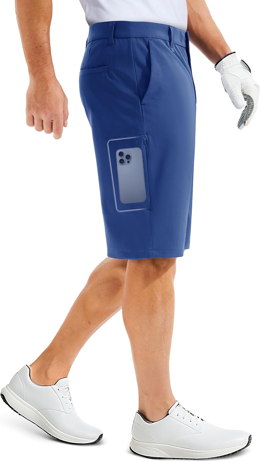 MAGCOMSEN Men's Golf Shorts with 6 Pockets 11 inch Inseam Quick Dry Stretch Casual Work Dress Hiking Shorts for Men - Image 2