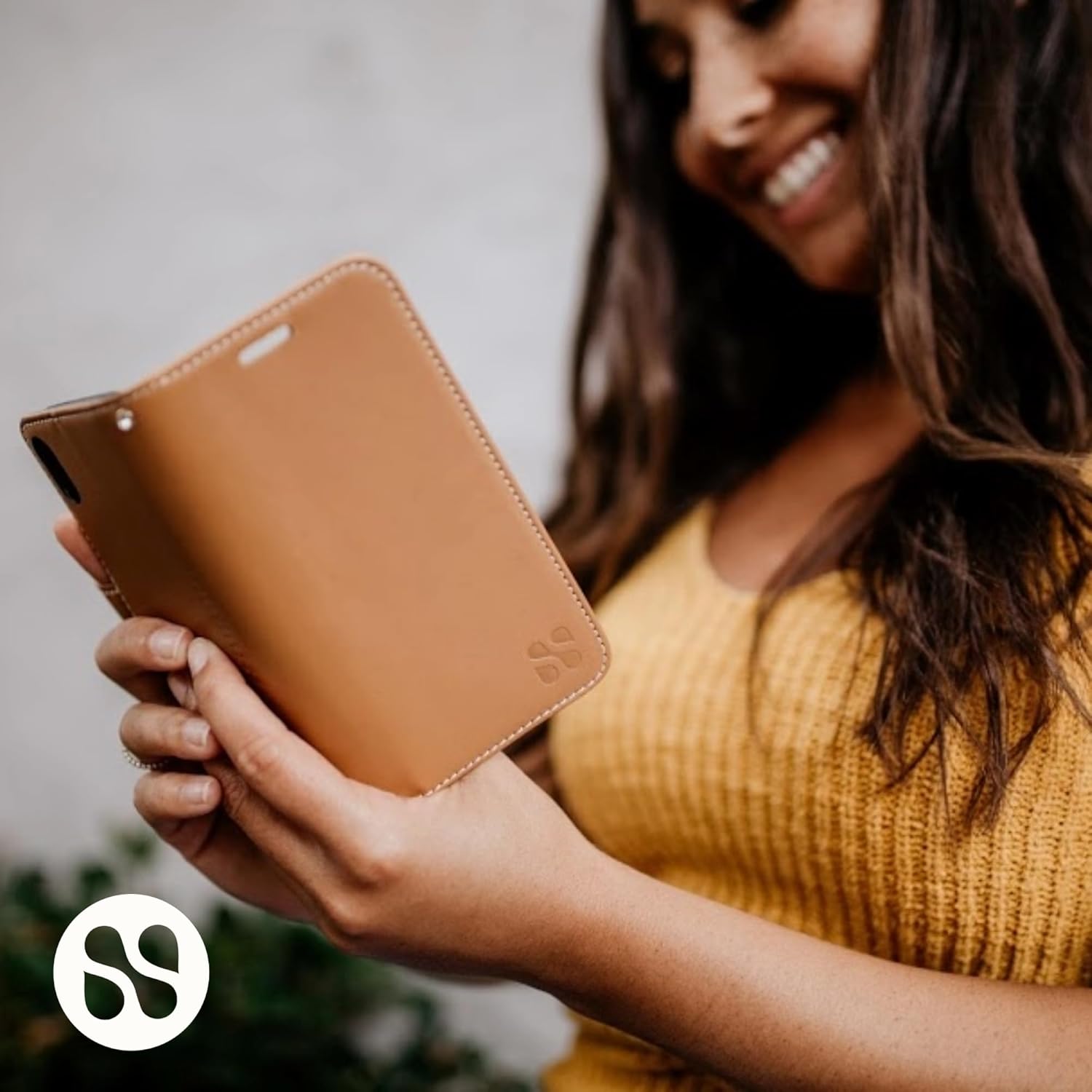 SafeSleeve Wallet Leather Case for iPhone 17 Pro EMF Blocker for Cell Phone with 3 Card Holder & Adjustable Stand – Magnetic Closure, and Magnetic Folio Protection for Daily Use (Beige) - Image 8