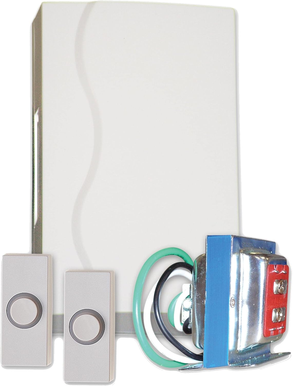 Honeywell Home RCW110KB1008/N RCW110KB1008 Wired Door Chime Contractor Kit, Medium, White