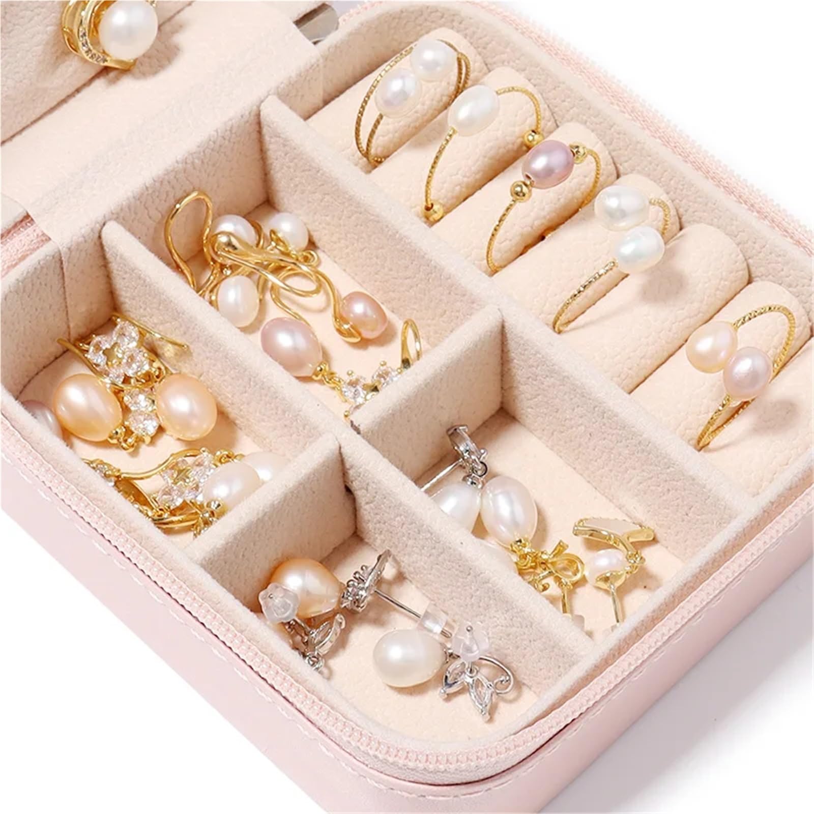 Mini Portagioie Da Viaggio Portagioie Piccolo Portagioie Portatile Display Ogranizer Custodia Gioielli Per Anelli Orecchini Collana Braccialetto Regal P9185184