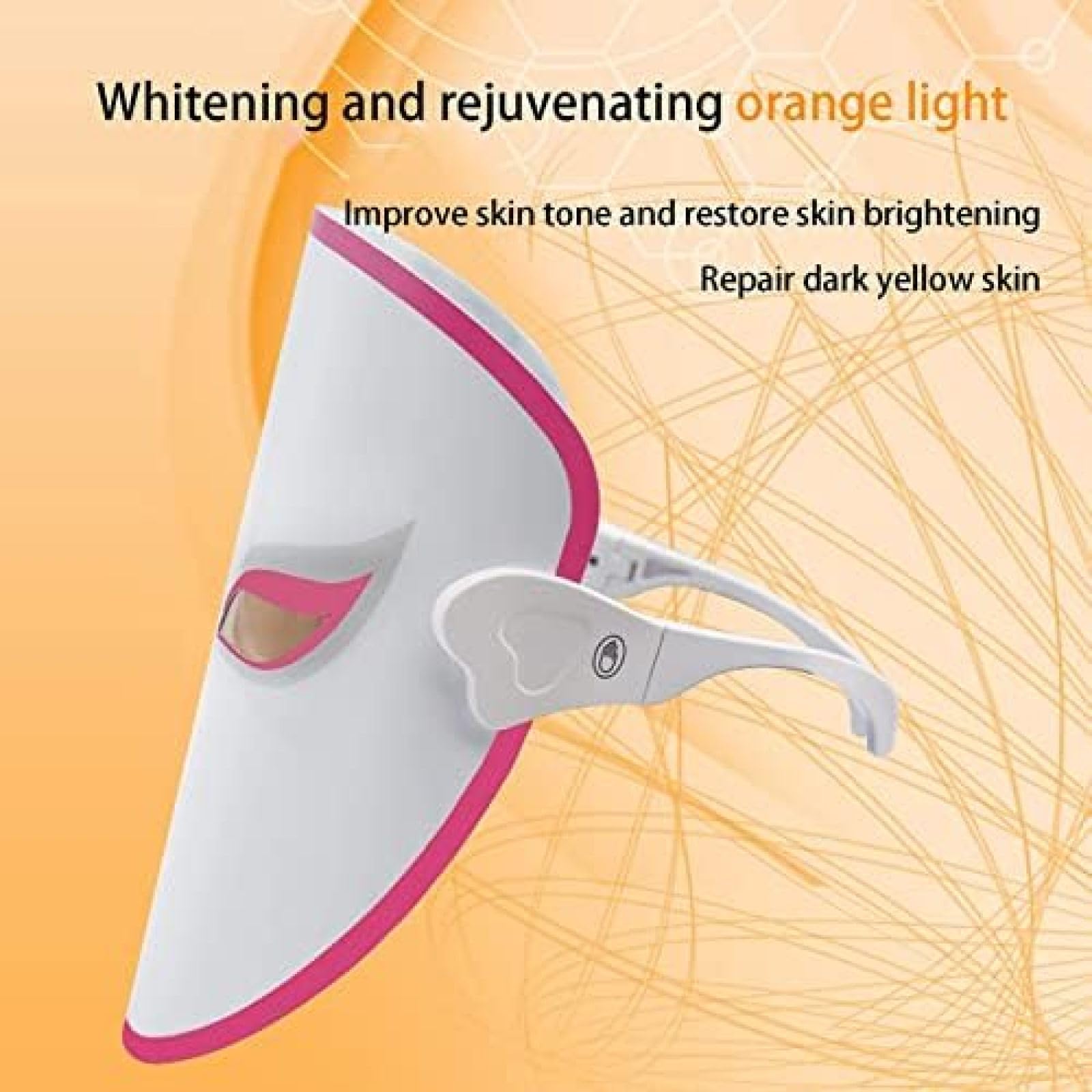 Terapia De Luz Mascarilla Facial LED, Mascarilla De Terapia De Luz, Mascarilla Facial Rejuvenecimiento De La Piel Fotón Mascarilla Facial Tratamiento De Luz Mascarilla Facial para El Cuidado De La