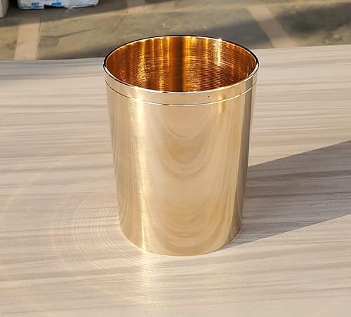 Miniatura 6 de Pure Source India Kansa Thali Set - 6 piezas, dorado