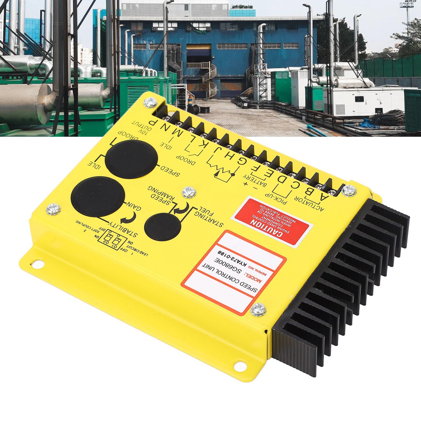 Controlador De Regulador Electrónico Controlador De Velocidad Del Motor Diésel Regulador Generador Tablero De Control De Velocidad 3000 Rpm Dc12v-24v