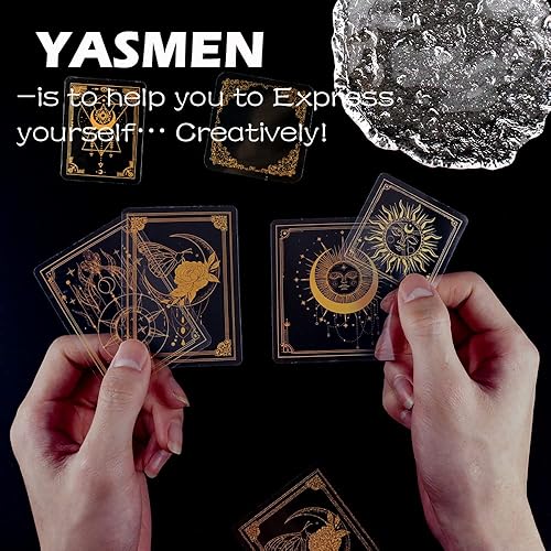 Miniatura 7 de Pegatinas holográficas para diario de balas, paquete de calcomanías doradas brillantes transparentes vintage, calcomanías de resina para álbumes de