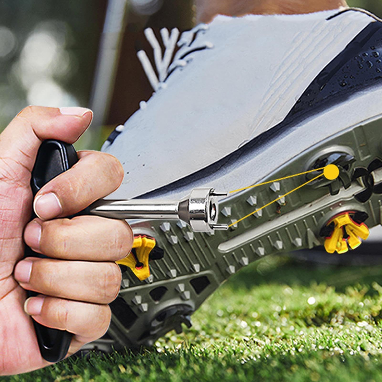 Herramienta para tacos de golf,Llave para tacos de golf | Herramienta portátil de extracción de tacos de golf, tacos de golf de repuesto | Llaves para tacos de golf eficientes, reemplazo rápido de cla