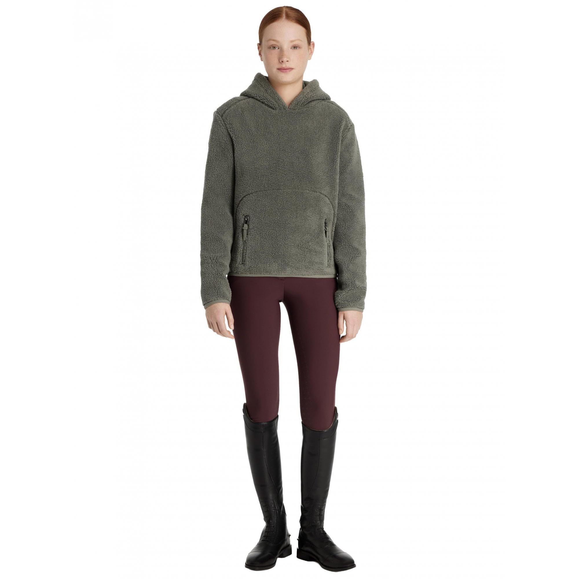 LeMieux Young Rider Avalon - Felpa con cappuccio per bambini, colore: Rosmarino