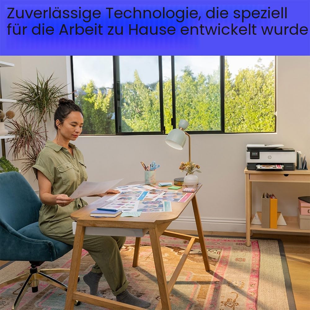 HP OfficeJet PRO 8135e 40Q47B Tintenstrahl-Multifunktionsgerät, A4-Farbdrucker, automatische Duplex- und Duplexdrucker, 20 Seiten pro Minute, WLAN, HP Smart, 3 Monate Instanttinte inklusive HP+, grau