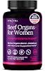 Primal Beef Organ Supplement for Women (Made in USA) Boosted w Shatavari, Maca, Ashwagandha, and Chasteberry - Grass Fed Uterus, Ovary, Liver, Kidney, Heart Bone Matrix, Gotu Kola and Queen Colostrum
