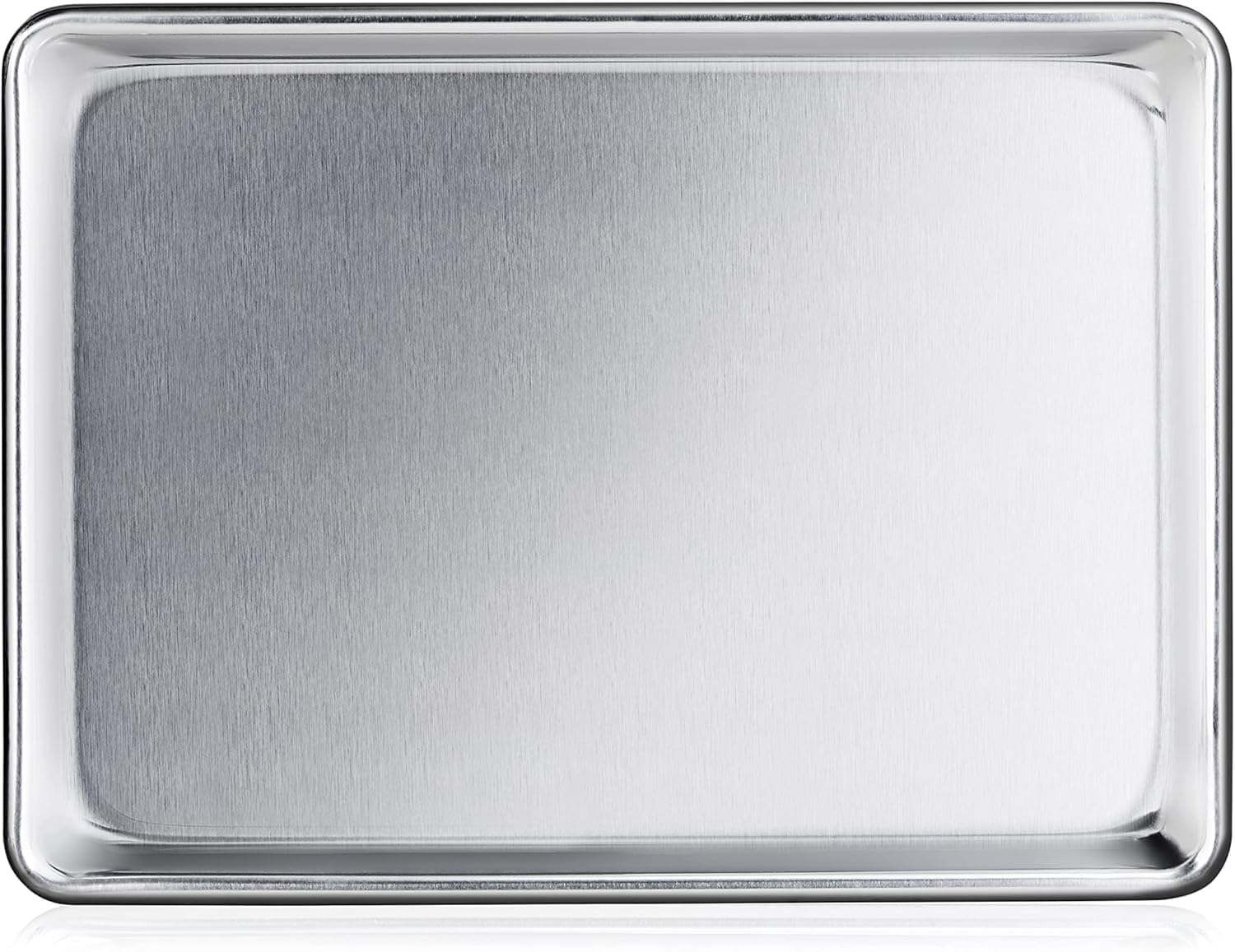Commercial-Grade 18-Gauge Aluminum Sheet Pan/Bun Pan (9 x13 x1 inch (Quarter Size))