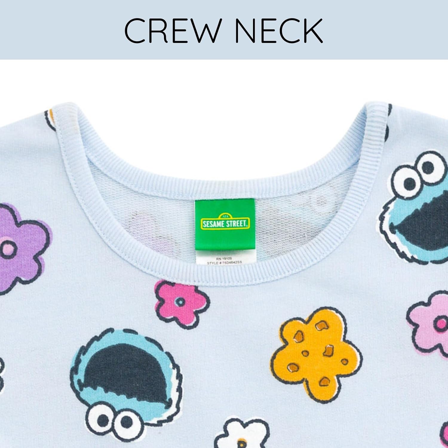 Sesame Street Dress and Scrunchie Infant to Little Kid Sizes (12 Months - 7-8)