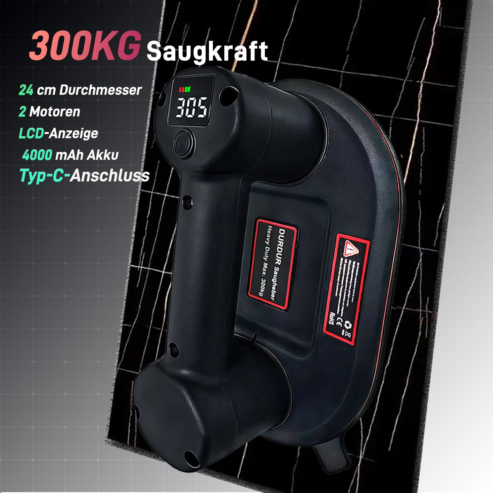 Shijing Elektrische Zuignap 6108 Tegelzuignap Glasplaat Vacuümzuignap Automatisc